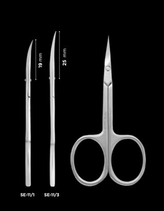Staleks Professional cuticle scissors for left-handed users EXPERT 11 TYPE 3 - F.O.X Nails USA