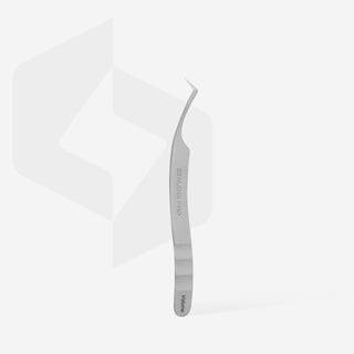 Staleks Professional eyelash tweezers EXPERT 41 TYPE 2 (L-shaped,40') - F.O.X Nails USA