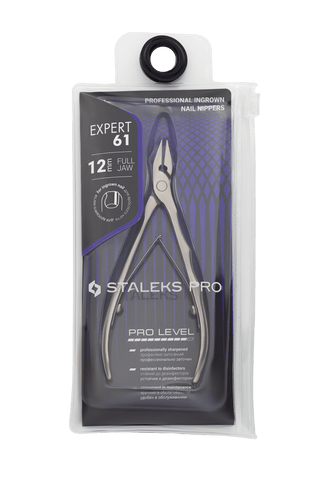 Staleks Professional ingrown nail nippers EXPERT 61 (12 mm) - F.O.X Nails USA