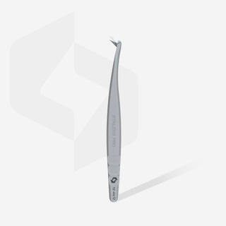 Staleks Professional Eyelash tweezers with fiber tips EXPERT 44 TYPE 12 (L-shaped, 65′)