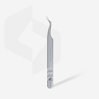 Staleks Professional Eyelash tweezers with fiber tips EXPERT 45 TYPE 1 (curved) Eyebrow tweezers Staleks 
