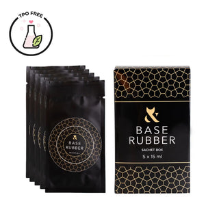 F.O.X Base Rubber Sachet, 5x15 ml Base coat F.O.X 