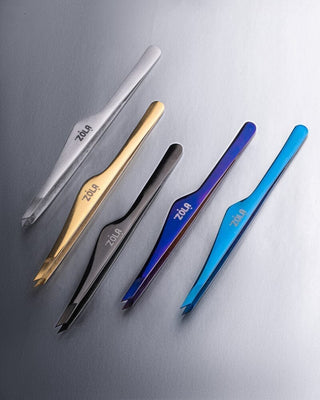ZOLA Premium Eyebrow Tweezers, Gold Eyebrow tweezers ZOLA