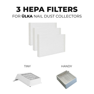 ULKA HEPA filter for Ulka Handy and Tiny dust collectors (3 pcs) Filter for ULKA dust collector ULKA 