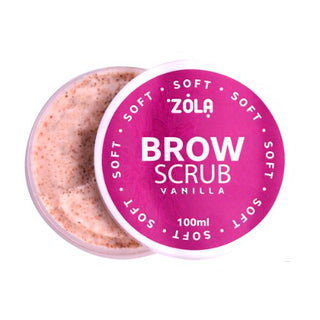 ZOLA Eyebrow Scrub Soft Vanilla, 100 ml Eyebrow scrub ZOLA 