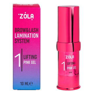 ZOLA Color Lab Lamination System 01 Lifting Pink Gel, 10 ml Eyebrow & Lash lamination ZOLA 