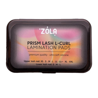 ZOLA L-Curl Lash Lift Silicone Pads – Prism Set of 11 for Upper & Lower Lashes Lash Lift Pads ZOLA 