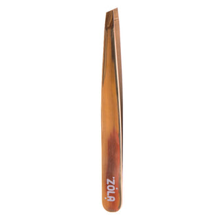 ZOLA Beveled Eyebrow Tweezers Gold Eyebrow tweezers ZOLA 